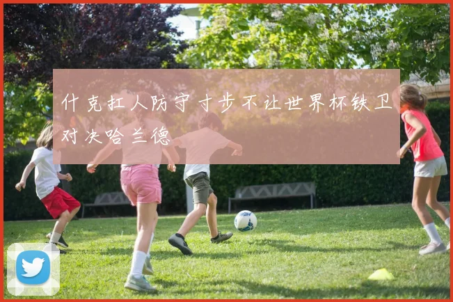 什克扛人防守寸步不让世界杯铁卫对决哈兰德