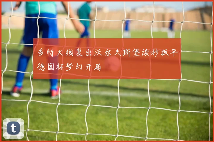 多特火线复出沃尔夫斯堡读秒扳平德国杯梦幻开局